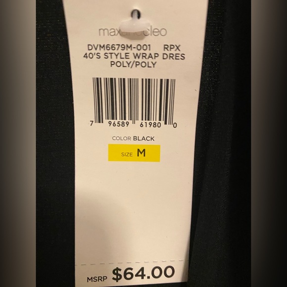 Max and Cleo Black Cocktail Dress - Picture 5 of 5